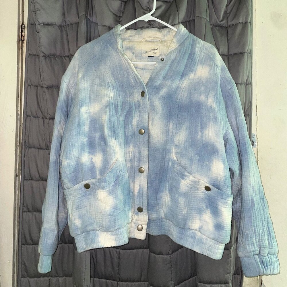 Cotton Tie-Dye Quilted Jacket | Size M